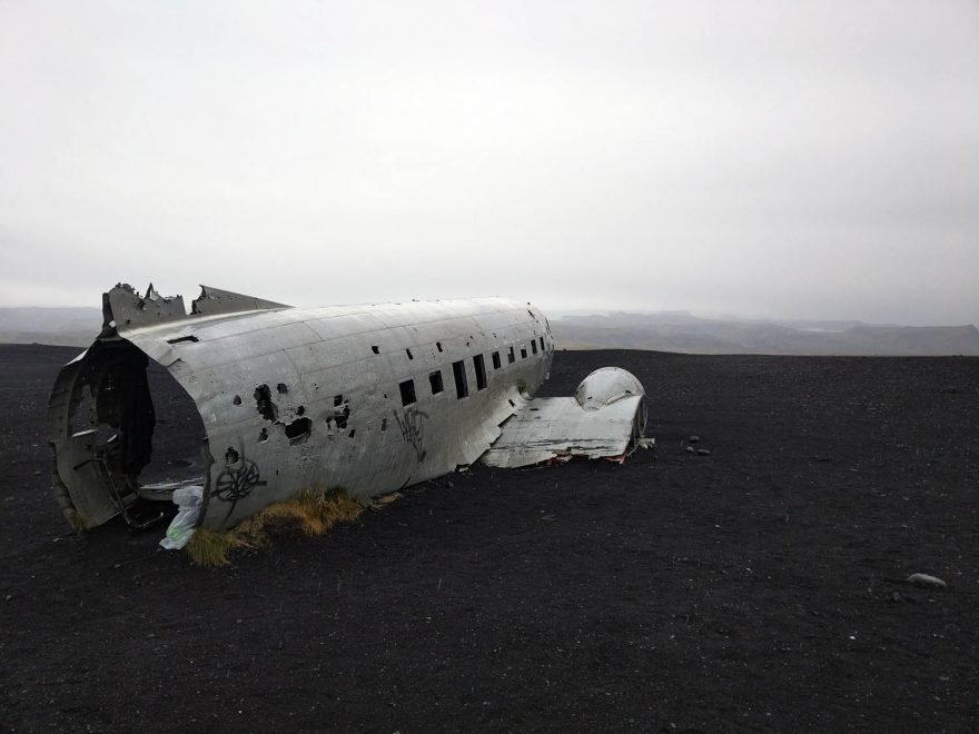 останки самолёта в исландии