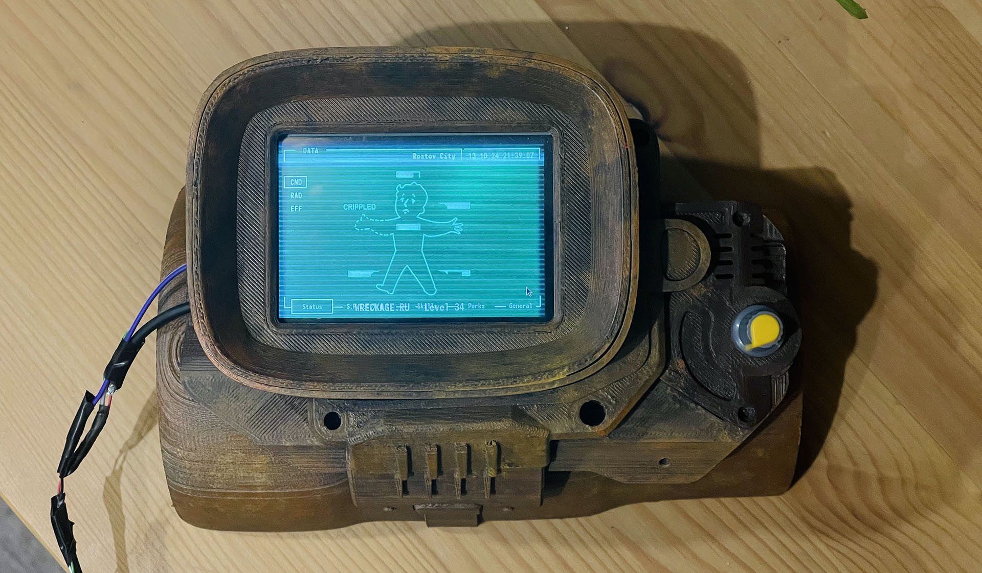 Pipboy 3000. Подключаем экран и звук на Raspberry Pi